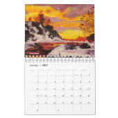 Calendrier de l'artiste - Paysages et paysages mar (Jan 2027)