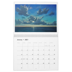 Calendrier de l'artiste tropical 2021
