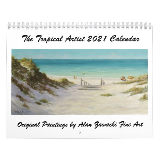 Calendrier de l'artiste tropical 2021 (Protection)
