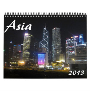 calendrier de l'Asie 2013