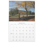 Calendrier de l'automne Adirondack sur 12 mois (Mar 2027)