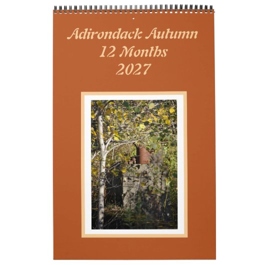 Calendrier de l'automne Adirondack sur 12 mois (Protection)