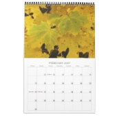 Calendrier de l'automne Adirondack sur 12 mois (Feb 2027)
