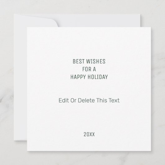 Calendrier de l'Avent Carte de Noël (Dos)