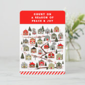 Calendrier de l'Avent de Noël Cartes de fin de ann (Debout devant)