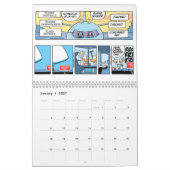 Calendrier de l'aviation de dessin pilote (Jan 2027)