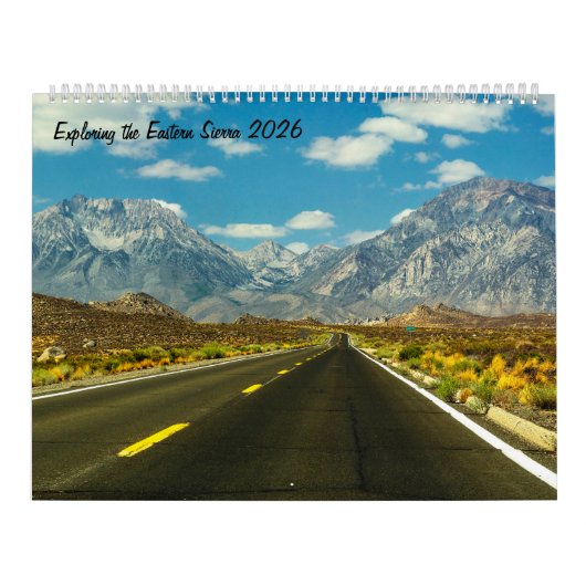 Calendrier de l'Eastern Sierra 2026 | Route de mon (Protection)