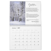 Calendrier de lecture de la Terre (Jan 2027)