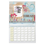 Calendrier de l'entreprise Ajoutez votre logo sur  (Feb 2026)