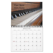 Calendrier de l'entreprise du magasin de musique (Mar 2027)