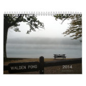 Calendrier de l'étang 2014 de Walden avec des (Protection)