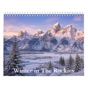 Calendrier de l'hiver dans les Rocheuses 