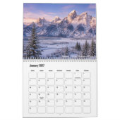 Calendrier de l'hiver dans les Rocheuses (Jan 2027)