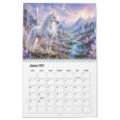 Calendrier de licornes enchantées (Jan 2027)