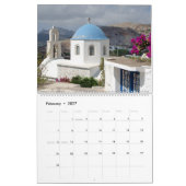 Calendrier de l'île grecque de Naxos 2026 (Feb 2027)