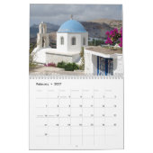 Calendrier de l'île grecque de Naxos 2027 (Feb 2027)