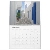 Calendrier de l'île grecque de Paros 2027 (Jan 2027)