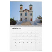 Calendrier de l'île grecque de Paros 2027 (Feb 2027)