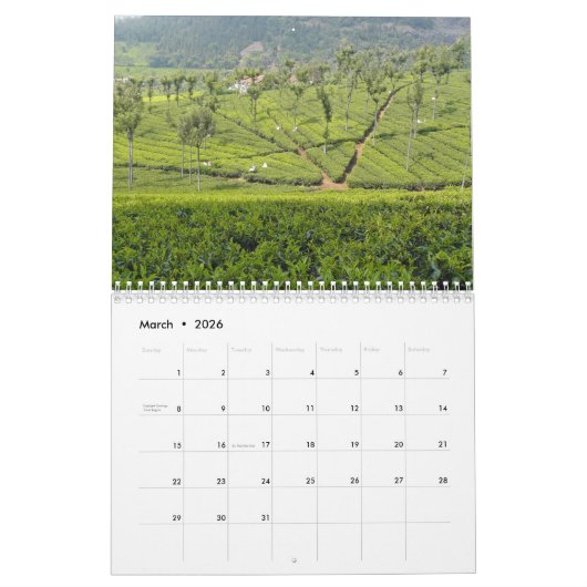 Calendrier de l'Inde 2026 (Mar 2026)