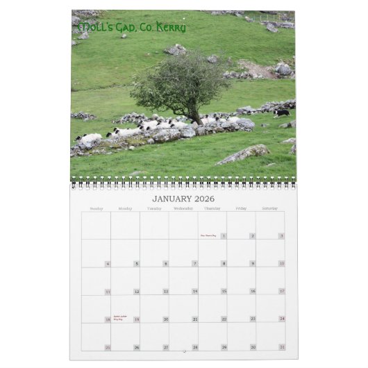 Calendrier de l'Irlande 2012 (Jan 2026)