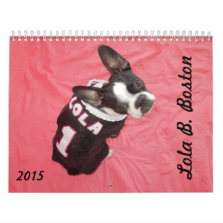 Calendrier de Lola B. Boston 2015