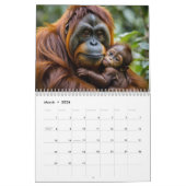 Calendrier de l'Orangoutan forestier (Mar 2026)