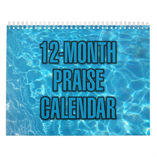 Calendrier de louange sur 12 mois (Protection)