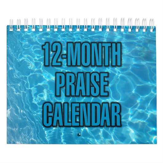 Calendrier de louange sur 12 mois (Protection)