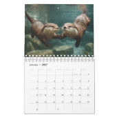 Calendrier de loutre 2026 (Jan 2027)