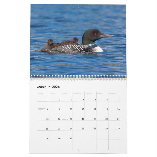 Calendrier de l'ouverture de session 2026 (Mar 2026)