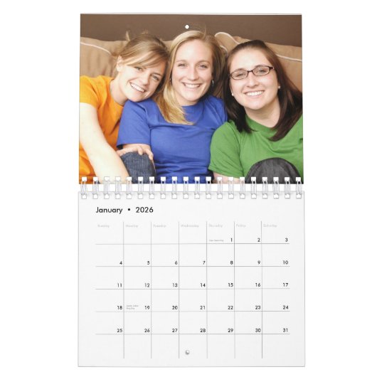 Calendrier de l'Université d'État de Sonniton - Tu (Jan 2026)