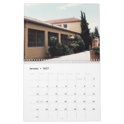 Calendrier de LYCÉE de MOUNTAIN VIEW (Jan 2027)