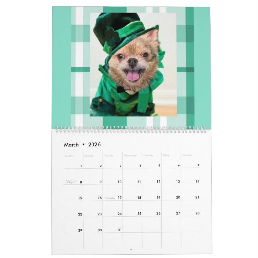 Calendrier de M. Monks 2018 (Mar 2026)