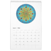 Calendrier de Mandala (Mar 2026)