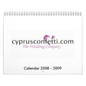 Calendrier de mariage de CyprusConfetti (Protection)