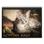 Calendrier de Mau de 2015 Egyptiens : Chats du (Protection)
