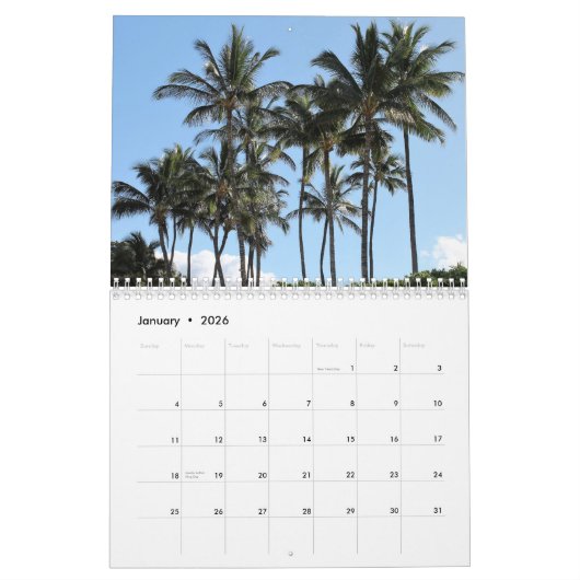Calendrier de Maui (Jan 2026)