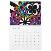 Calendrier de ménagerie de la fractale d'Anne (Jan 2026)