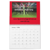 Calendrier de messagerie dynamique (Jan 2026)