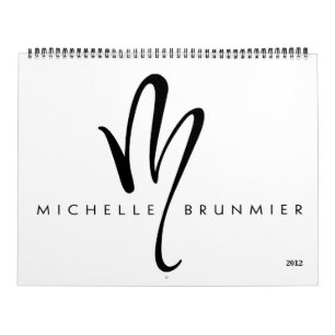 Calendrier de Michelle Brunmier 2012 (grand)