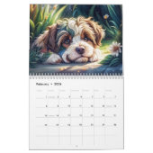 Calendrier De mignons moments pour chien (Feb 2026)