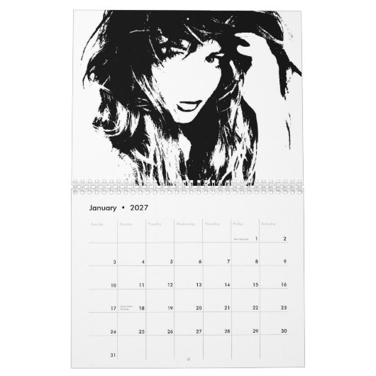 calendrier de mode (Jan 2027)