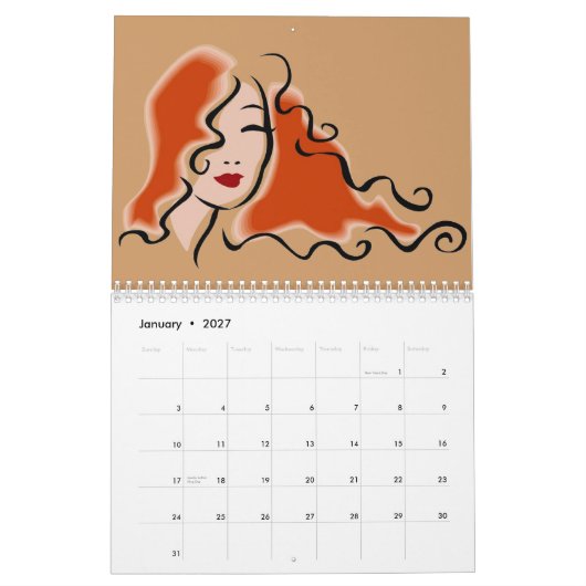 Calendrier de mode (Jan 2027)