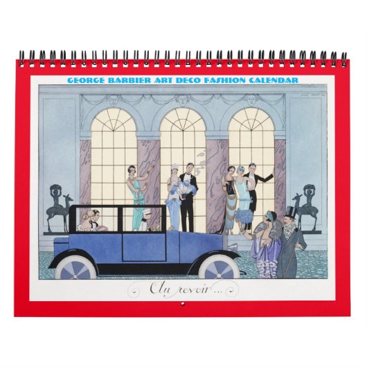 Calendrier de mode Art Déco de George Barbier (Protection)