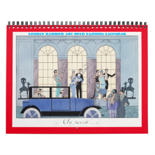 Calendrier de mode Art Déco de George Barbier