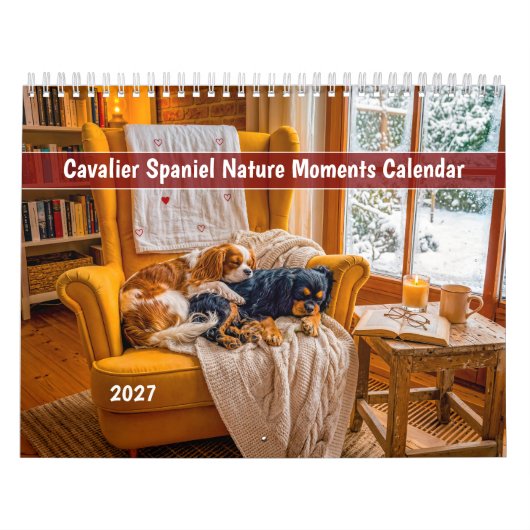 Calendrier de moments de nature Cavalier Spaniel (Protection)