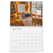 Calendrier de moments de nature Cavalier Spaniel (Feb 2027)