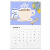 Calendrier de motifs et scènes grecques méditerran (Feb 2027)