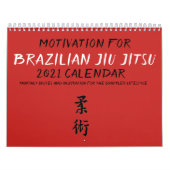 Calendrier de motivation Jiu Jitsu (Protection)