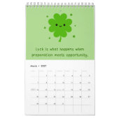 Calendrier de motivation Kawaii affirmations posit (Mar 2027)
